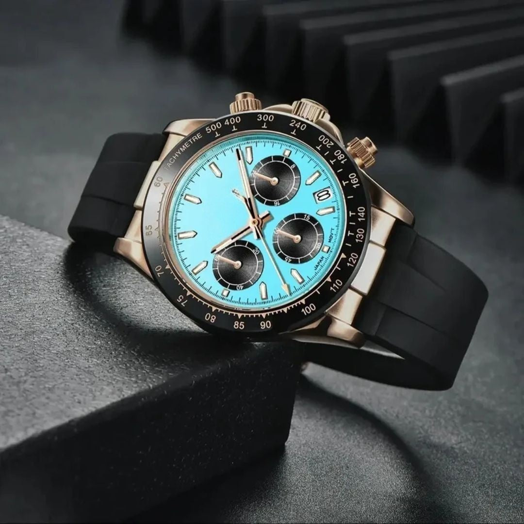 Turquoise Blue | Rubber strap