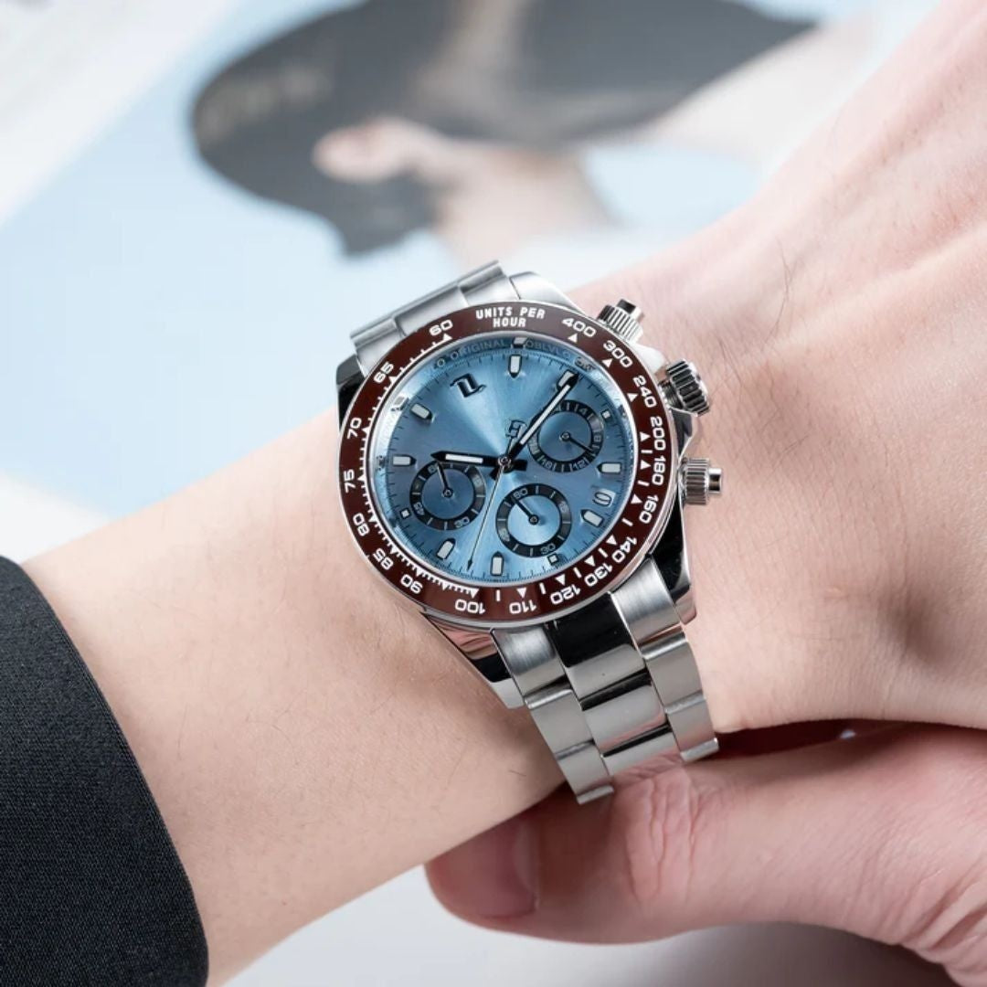 Silver Blue | Oyster Bracelet