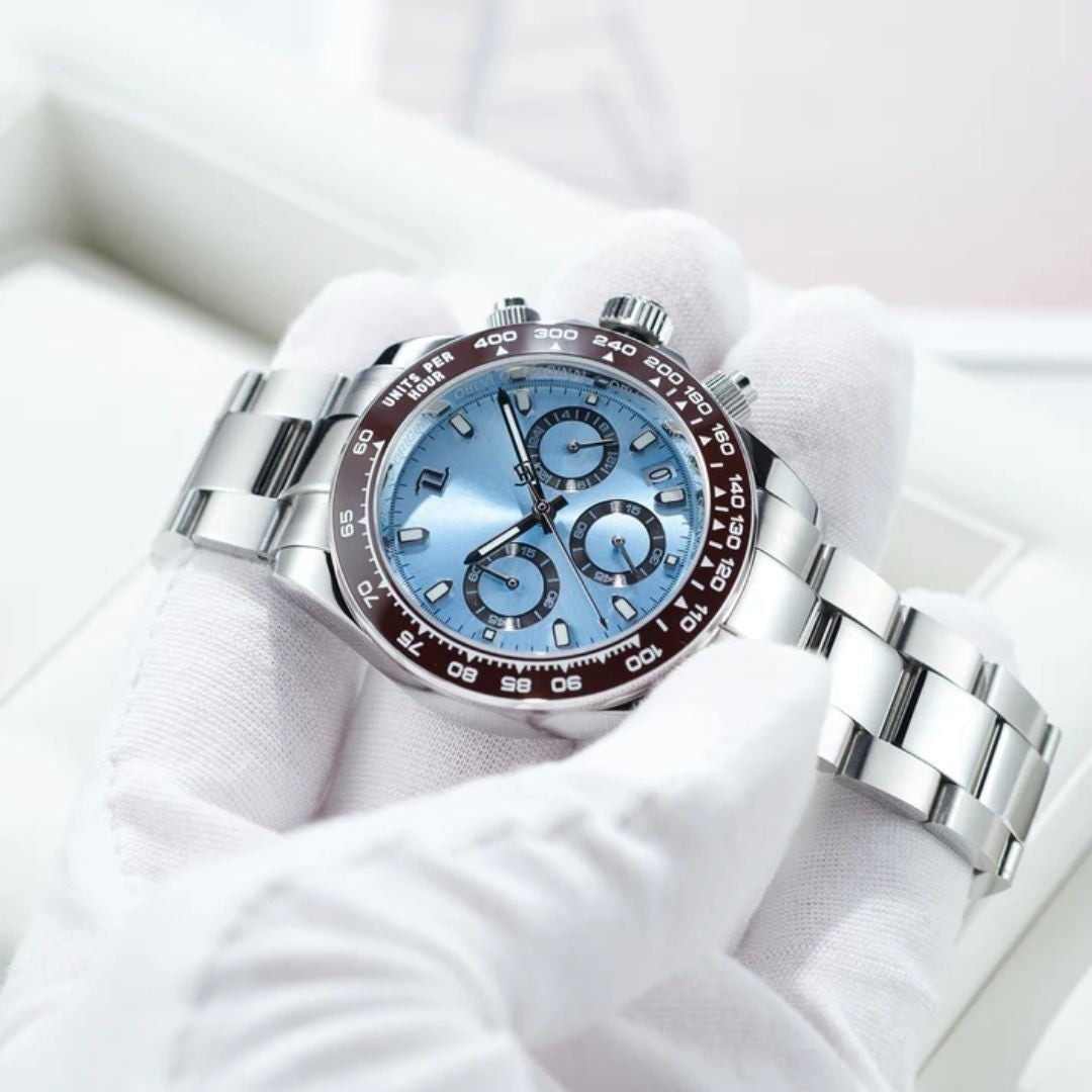 Silver Blue | Oyster Bracelet
