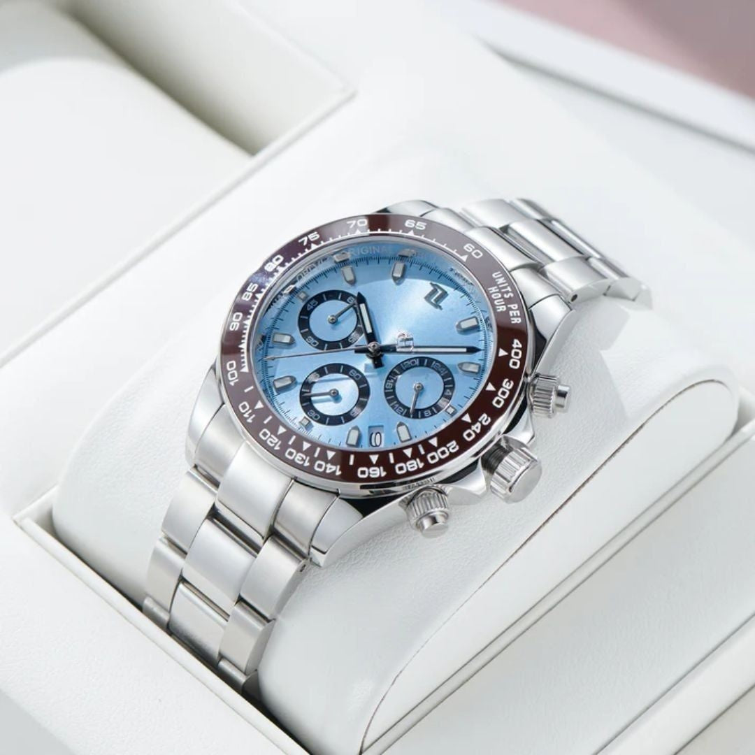 Silver Blue | Oyster Bracelet